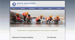 Desktop Screenshot of ameyaindustries.com
